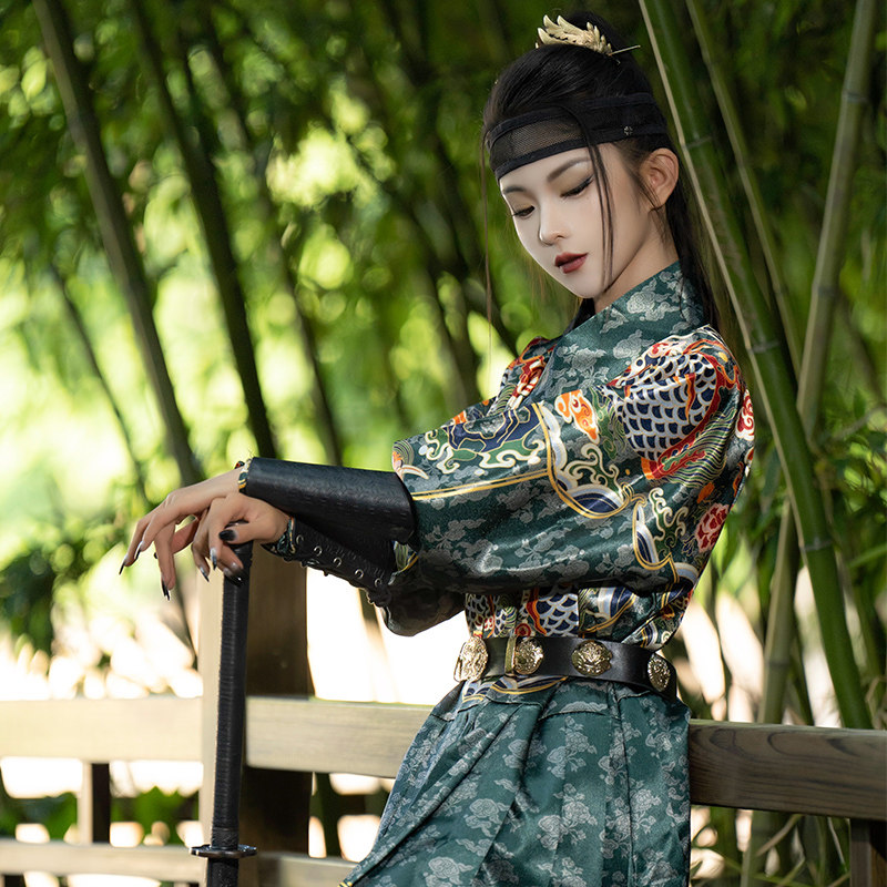 锦衣卫飞鱼服逍遥令绣春刀蟒袍贴里曳撒装麒麟男女同款明制汉服夏_虎窝淘