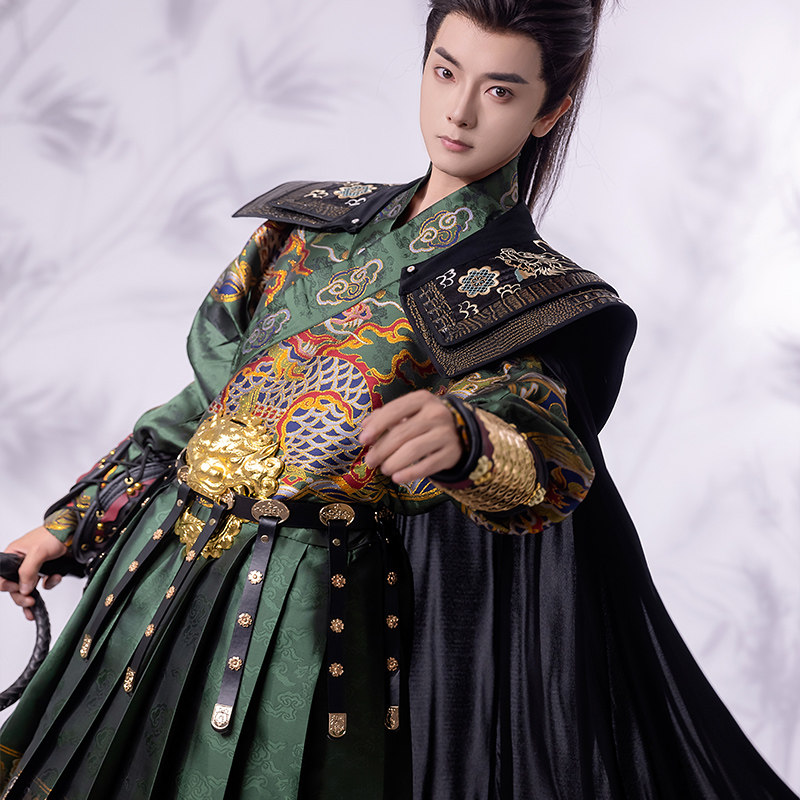 汉服男侠客风披风日常明制飞鱼服外披外套中国风古风重工甲胄斗篷,淘宝优惠券,粉丝福利购,淘宝优惠卷