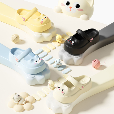 可爱猫咪玛丽珍鞋女夏季新款