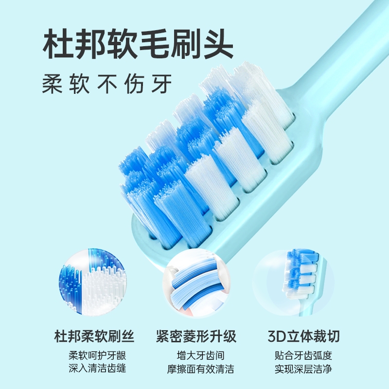 适配康佳KZ-R8/R6/R9/R3/G3/G5南极人NJR-D1-X电动牙刷替换牙刷头-图1