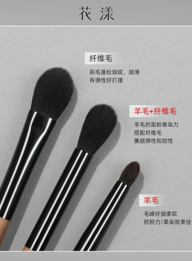 花漾木染眼部套刷羊毛眼影刷