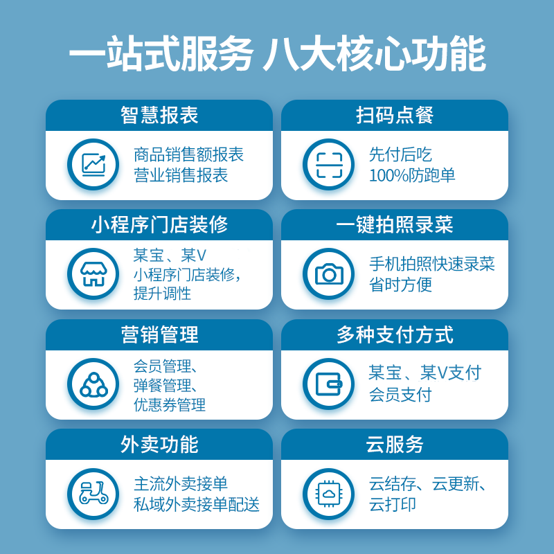 智掌柜收银机一体机收银系统软件管理收款机点餐机点单机点菜机扫码点餐 奶茶店餐饮饭店商用水果称重收银机 - 图3