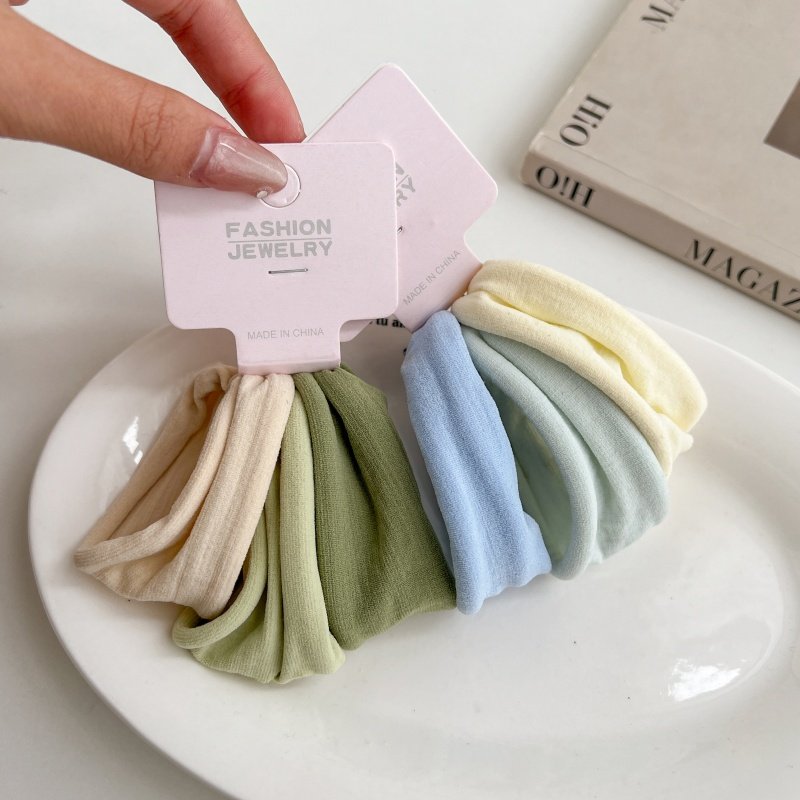 超宽面膜肌头绳高马尾扎头发橡皮筋韩系简约纯色发圈无缝头饰品女,淘宝优惠券,粉丝福利购,淘宝优惠卷