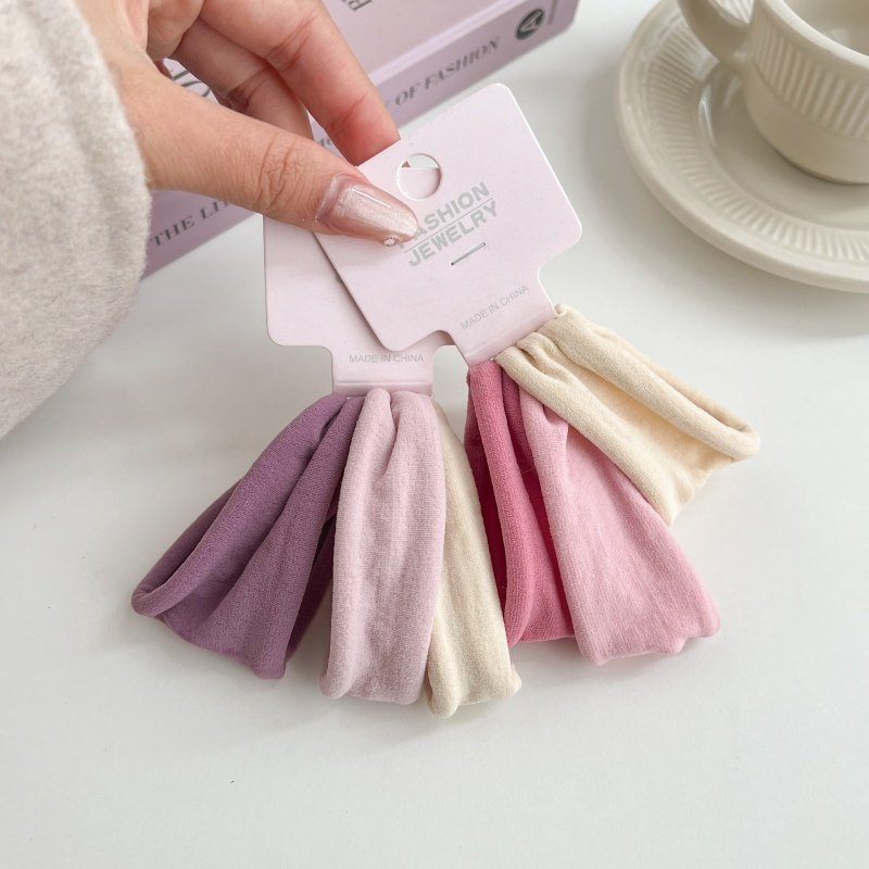 超宽面膜肌头绳高马尾扎头发橡皮筋韩系简约纯色发圈无缝头饰品女,淘宝优惠券,粉丝福利购,淘宝优惠卷