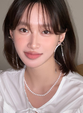 欧美时尚蛇骨链丝带蝴蝶结耳钉女独特小众高级感耳环新款耳饰