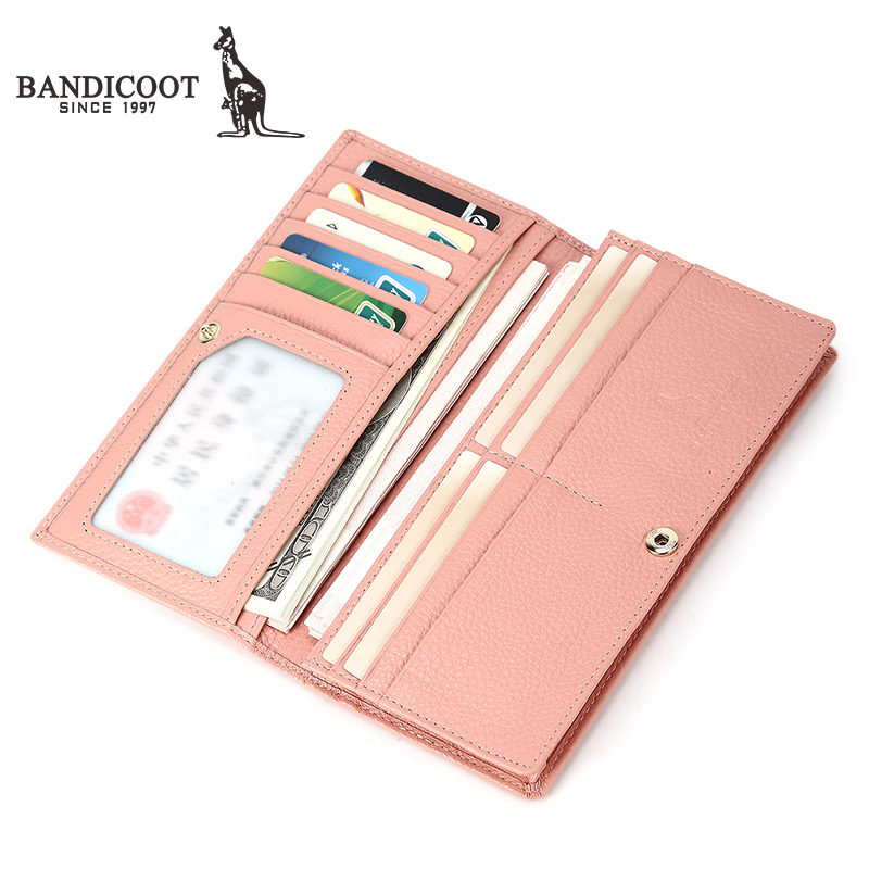 bandicoot女士长款真皮夹零钱包 bandicoot钱包