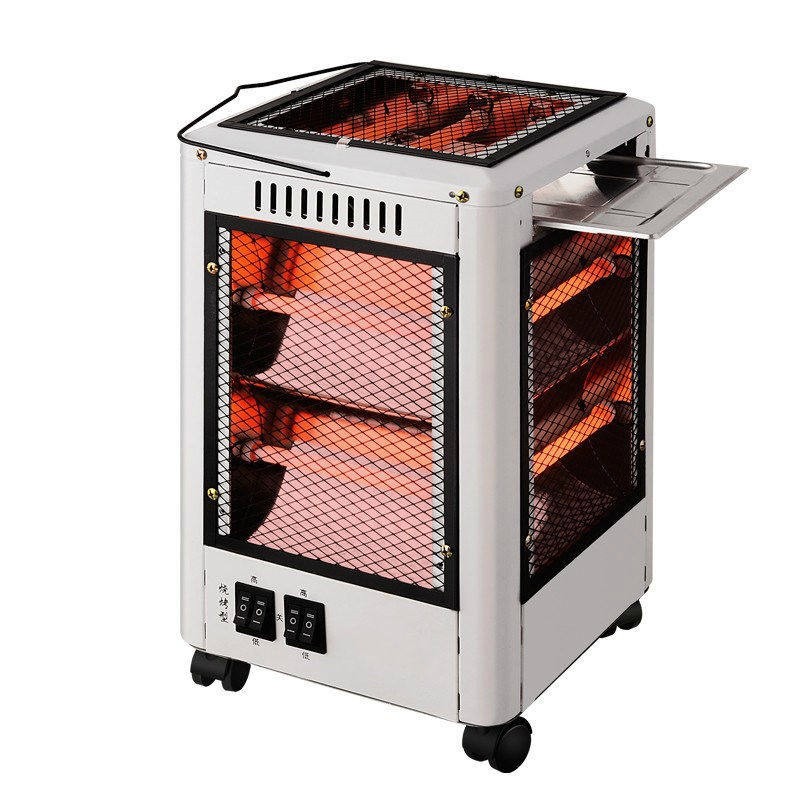 五面取暖器烧烤型电烤炉小太阳电气烤火炉热扇烤火器家用四面电暖,淘宝优惠券,粉丝福利购,淘宝优惠卷