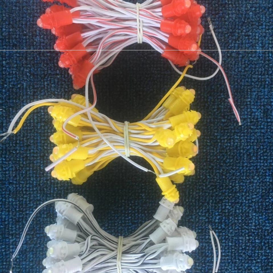 冲孔字穿孔字全彩七彩发光字楼顶字点阵字广告牌水晶字pvc字定做