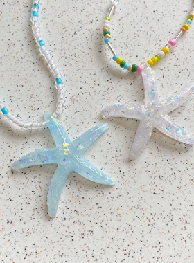 多巴胺彩色时尚小众设计感项链