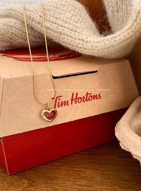 仙莉丝简约爱心吊坠项链桃心气质