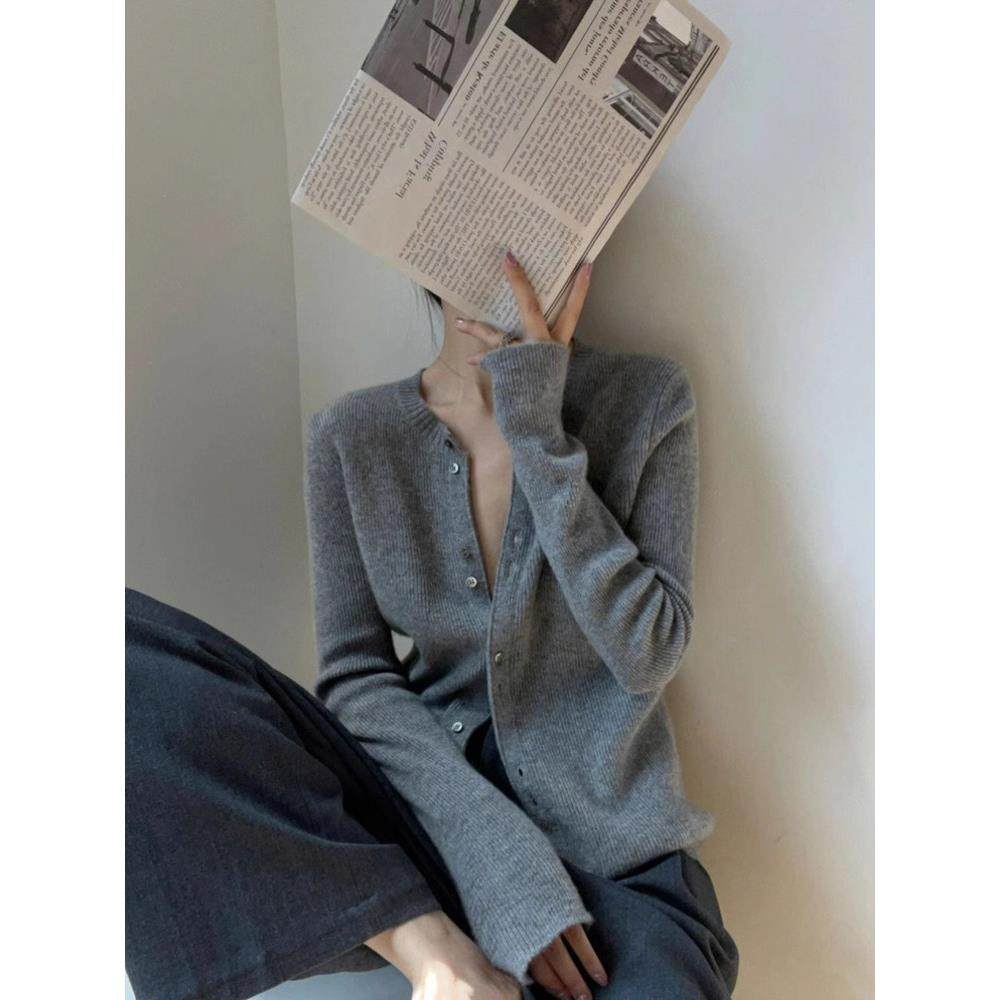 法国Rixo Rane? 高级感绝美针织开衫上衣女秋冬别致内搭打底毛衣,淘宝优惠券,粉丝福利购,淘宝优惠卷