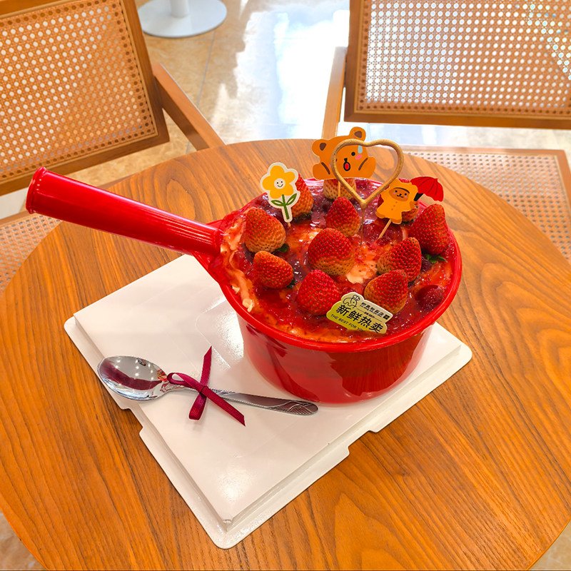 网红蛋糕勺水瓢蛋糕磨具批发大红色水舀子加厚带嘴长手柄老式水勺,淘宝优惠券,粉丝福利购,淘宝优惠卷