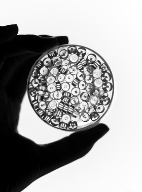 天然白水晶手链直切单圈手链情侣款时尚饰品佛珠手串礼物女