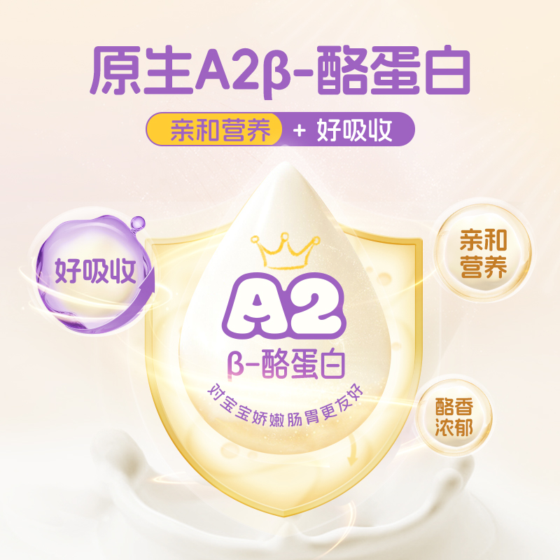 【618预售加购】百菲酪A2β-酪蛋白4.0g乳蛋白水牛纯牛奶9盒*2箱