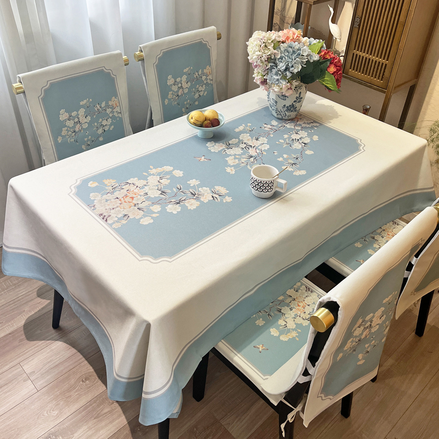 餐桌椅套罩中式桌布古典中国风棉麻布艺茶几布长方形好看不褪色,淘宝优惠券,粉丝福利购,淘宝优惠卷