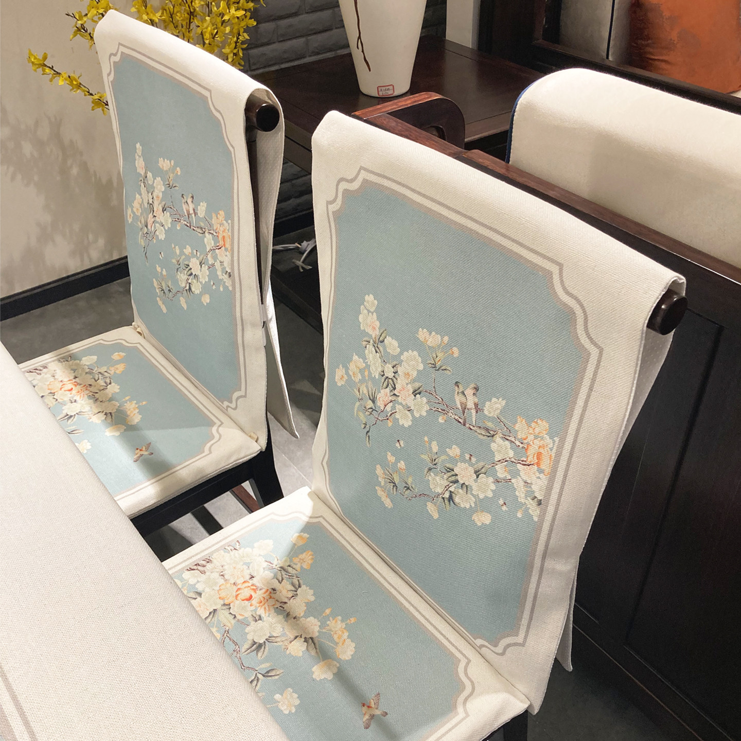 餐桌椅套罩中式桌布古典中国风棉麻布艺茶几布长方形好看不褪色,淘宝优惠券,粉丝福利购,淘宝优惠卷