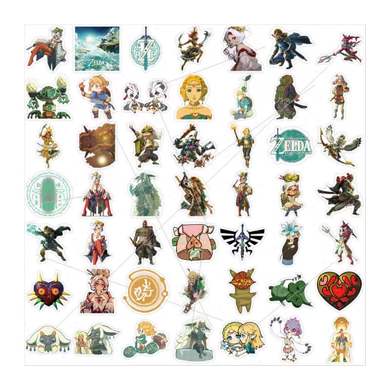 50 new zelda kingdom of tears graffiti stickers decorative g - 图3