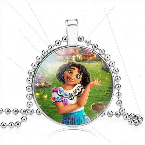 Magic Full House Encanto Time Gemstone Round Pendant Rice Be - 图1