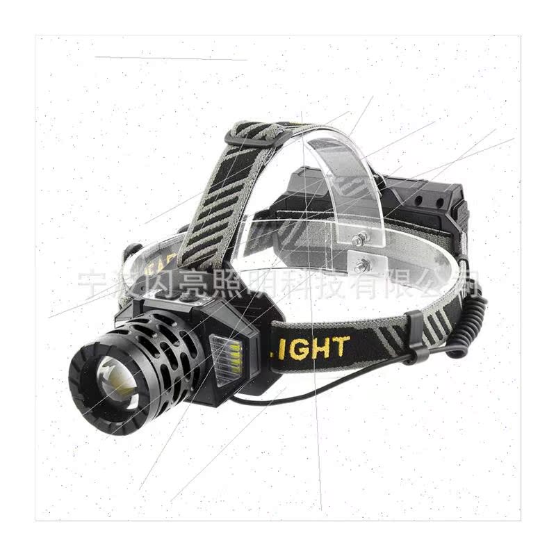 New P160 high-power headlamp Type-C rechargeable telescopic - 图3