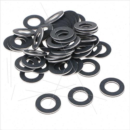 Aluminum oil drain gasket 适用 Toyota Corolla Camry Veracruz - 图1