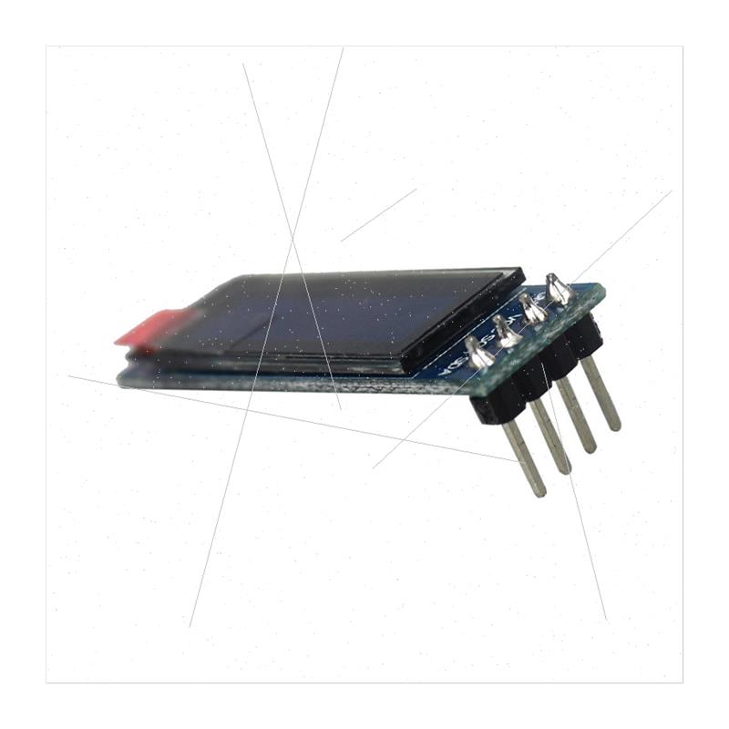 0.91 inch display 128x32 white blue OLED LCD module IIC HD h-图3