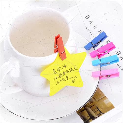 Photo Clip Wooden Clip DIY Storage Sticky Note Clip Decorati - 图1