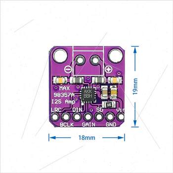 MAX98357 I2S Audio Amplifier Module Filterless Class D Ampli