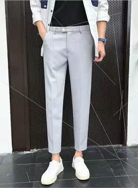 Spring and Autumn pants men fell sense of small suit pants s