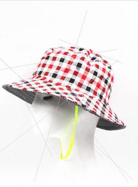 Basin hat men and women plaid fisherman hat outdoor travel s