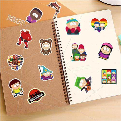 50  Park graffiti stickers handbook water cup trolley case l - 图0