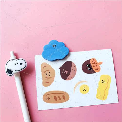 Korean graffiti cute bread chestnut ice-cream chocolate popu - 图2