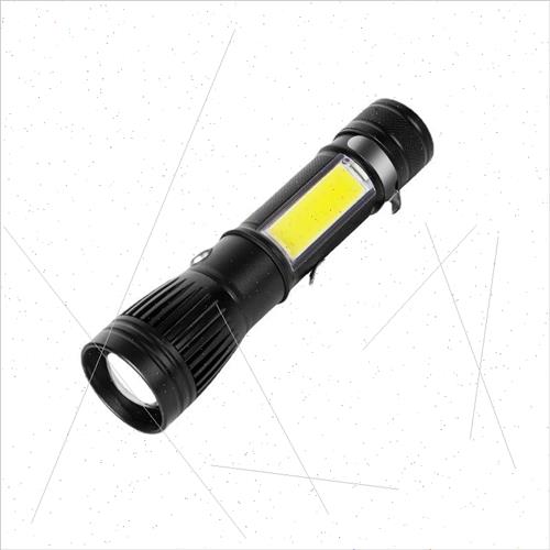 LED Aluminum Zoom T6 Flashlight Outdoor Long Shot Rechargeab - 图1