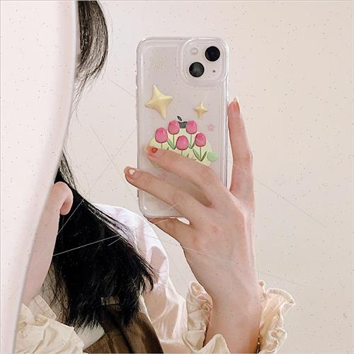 适用 iPhone12promax star ins tulip apple 13/11 phone case xs - 图2