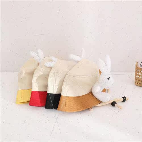 New childrens breathable fishermans hat summer thin section - 图0