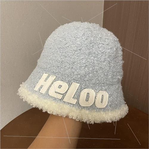 Plush fisherman hat children 2023 new fall and winter small - 图1