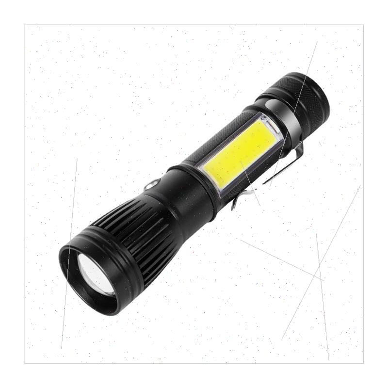 LED Aluminum Zoom T6 Flashlight Outdoor Long Shot Rechargeab - 图3