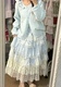 Gfmin ຕົ້ນສະບັບ handmade fairy pastoral floral skirt ງ່າຍດາຍໄວຫນຸ່ມສາວ skirt ສົດ