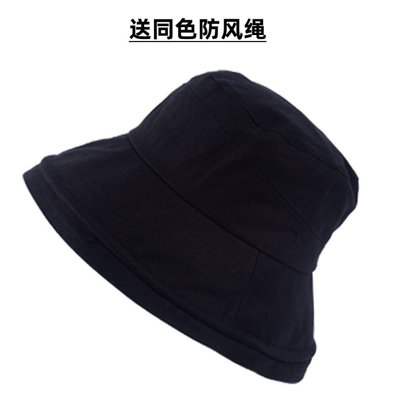 渔夫帽女电动车夏骑车防晒帽吹不翻骑行遮阳帽防风防紫外线太阳帽