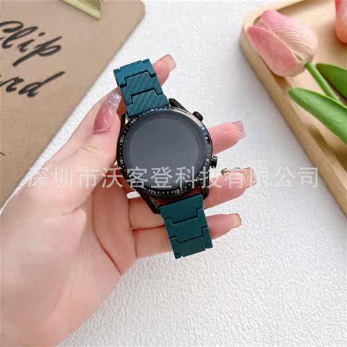 适用Apple watch carbon fiber texture PC watch band apple wat - 图2