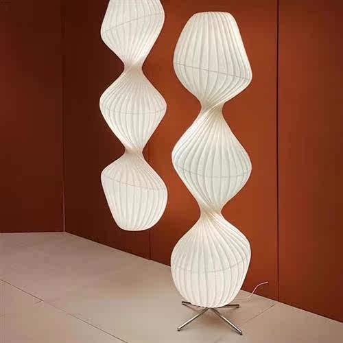 Wabi-sabi style zen floor lamp living room sa bedroom sample - 图2