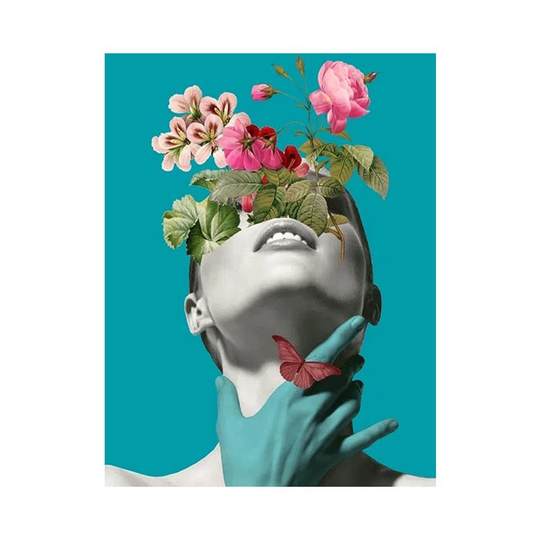 Новая алмазная паста для рисования, алмазная вышивка крестиком, цветы, красавица