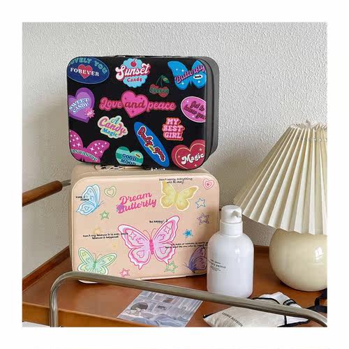 Milk tea dog three-dimensial makeup box portable large-capac - 图3