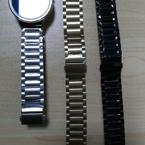 LG G watch w100/w100 triple bead stainless steel braceletG w - 图1