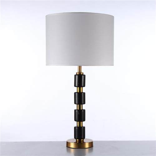 Modern simple marble table lamp hotel  room lamp living room - 图0