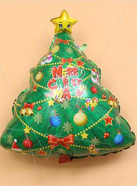 Santa Claus Christmas Snowman Aluminum Foil Balloon Floating