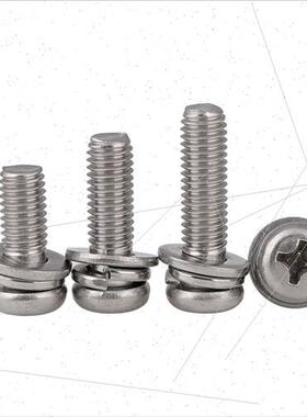 304 GB9074.4 cross slot pan head three combinations screws r