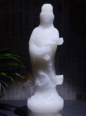 阿富汗玉石观世音工艺品