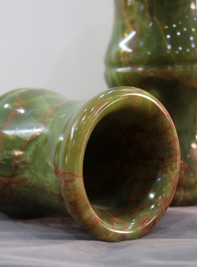 竹节插花客厅书房办公室礼品摆件