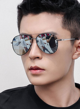 偏光太阳镜蛤蟆款式男士开车专用