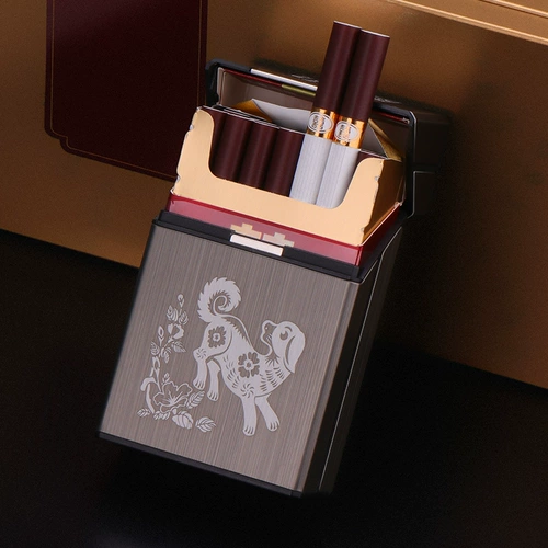 Портсигар, металлическая креативная банка для хранения, резная лента, алюминиевый сплав